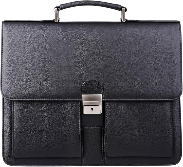 PU Leather Attache Briefcase, MBYX015 by Jack & Chris
